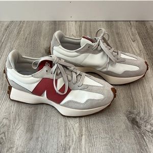 New Balance Women's Shoes in Red, White, and Gray